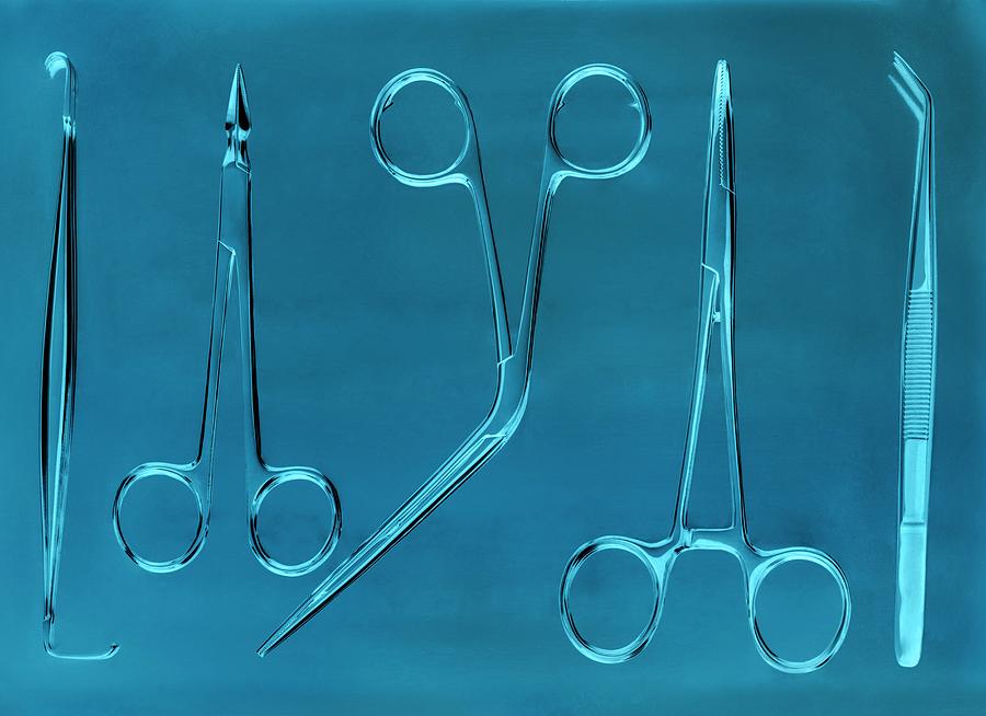 Scissor Photograph - Surgical Instruments #4 by Science Photo Library