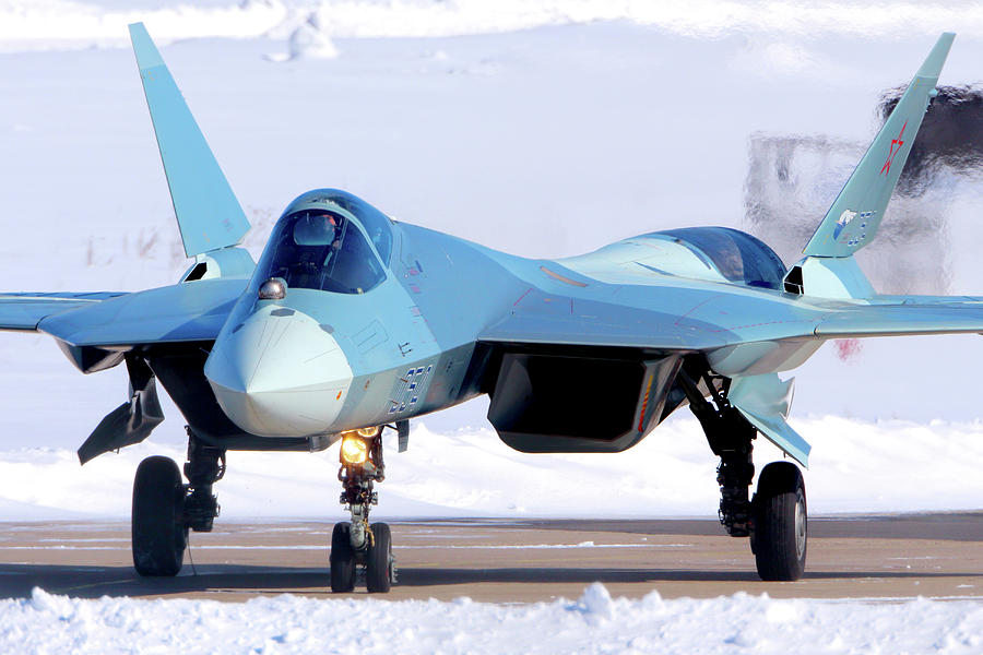 T-50 Pak-fa Fifth Generation Jet Photograph by Artyom Anikeev - Fine ...