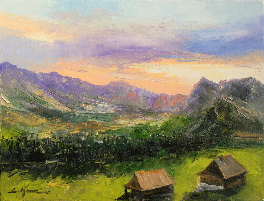 Tatry mountains- Poland #4 Painting by Luke Karcz
