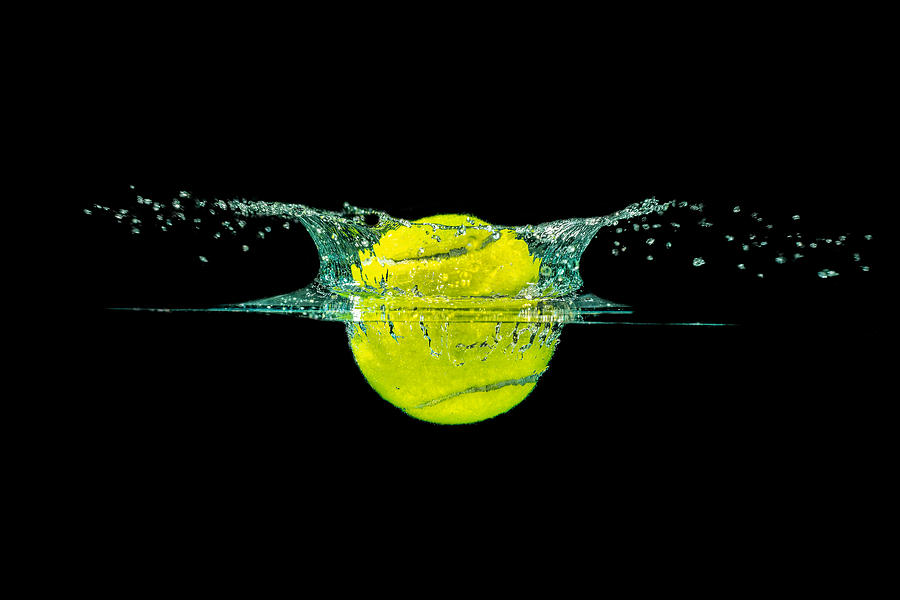 Tennis Ball #4 Photograph by Peter Lakomy