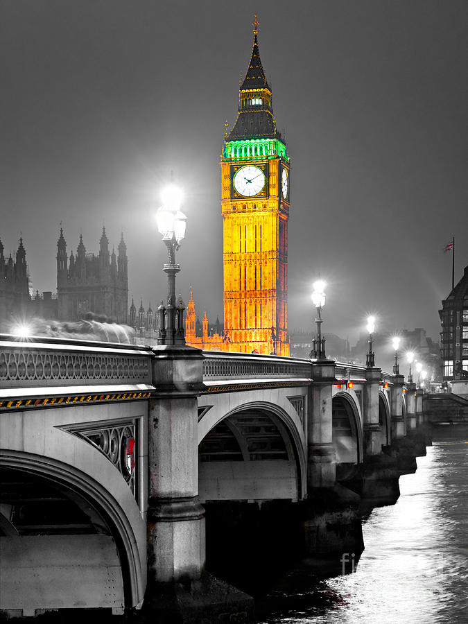 The Big Ben - London #4 Photograph by Luciano Mortula