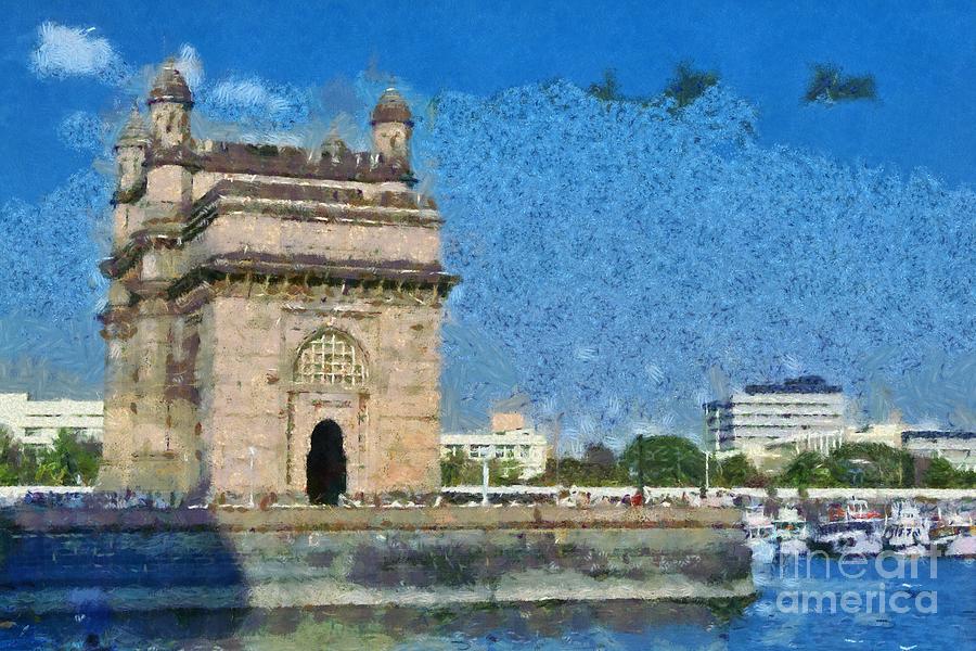 The Gateway of India #2 Painting by George Atsametakis