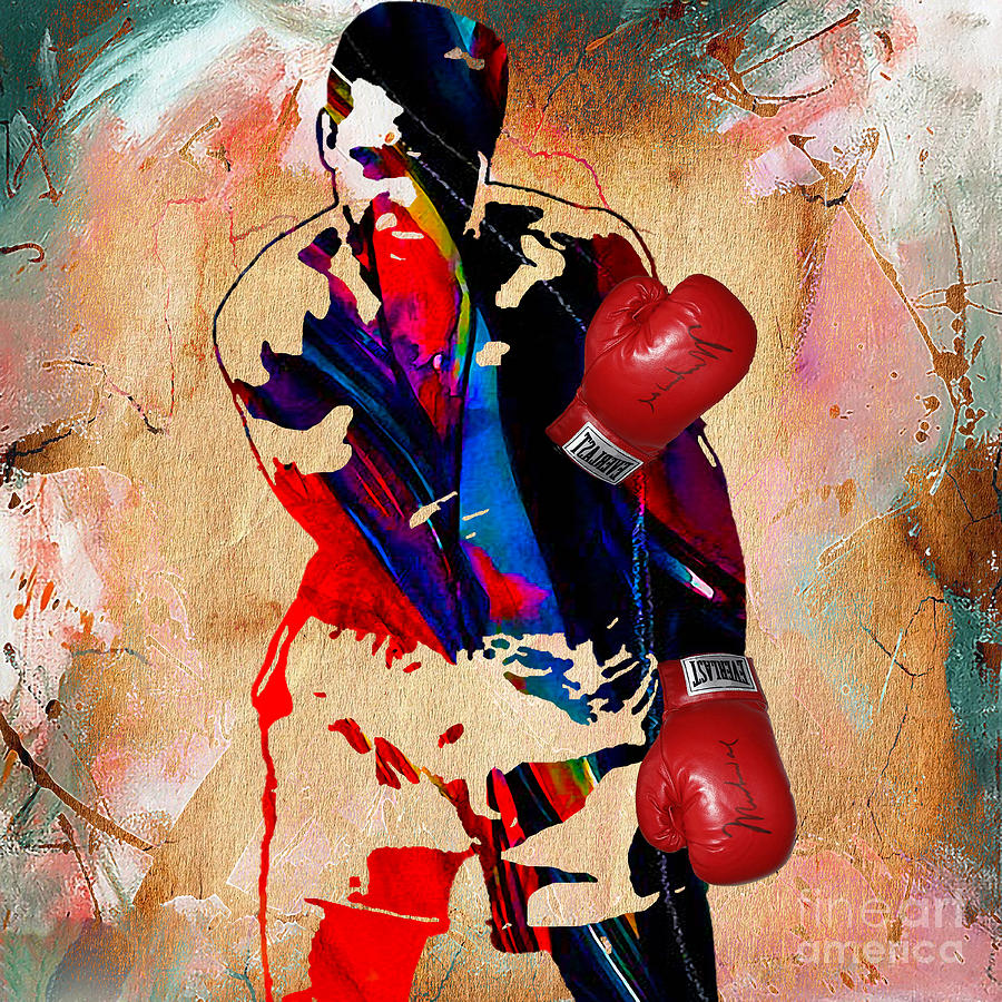 Cool Mixed Media - The Greatest Muhammad Ali #7 by Marvin Blaine