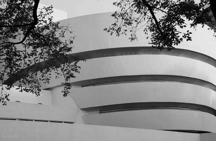 THE GUGGENHEIM in BLACK AND WHITE #4 Photograph by Rob Hans