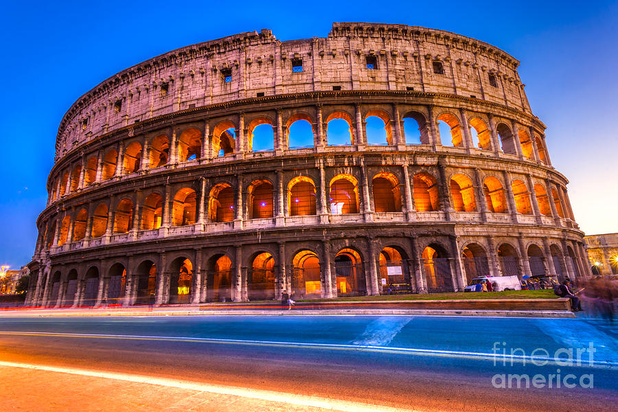 The Majestic Coliseum - Rome - Italy #4 Photograph by Luciano Mortula