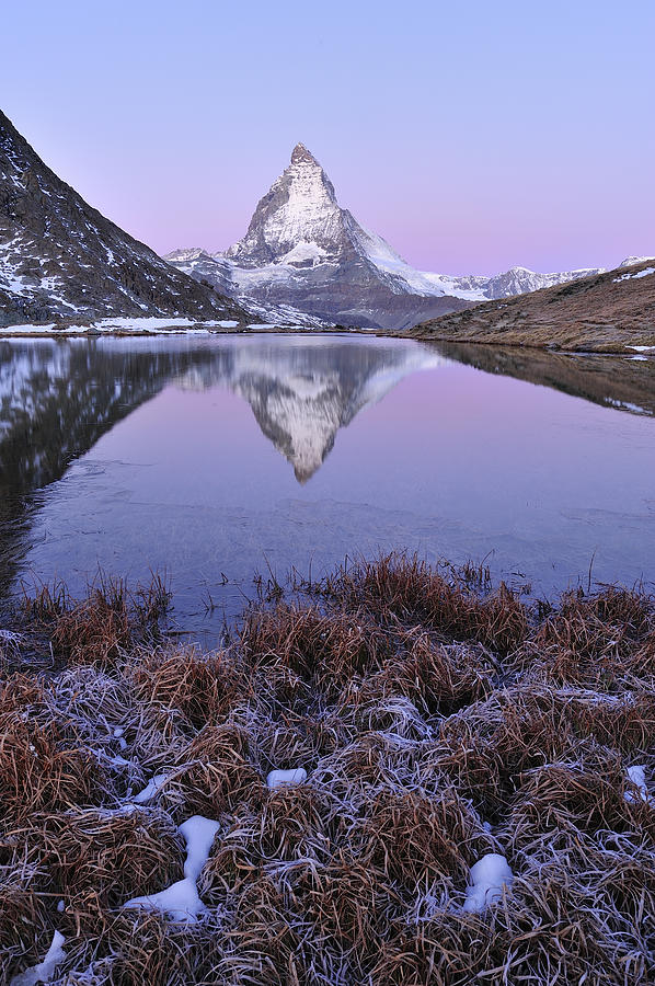The Matterhorn And Riffelsee Lake Photograph by Thomas Marent