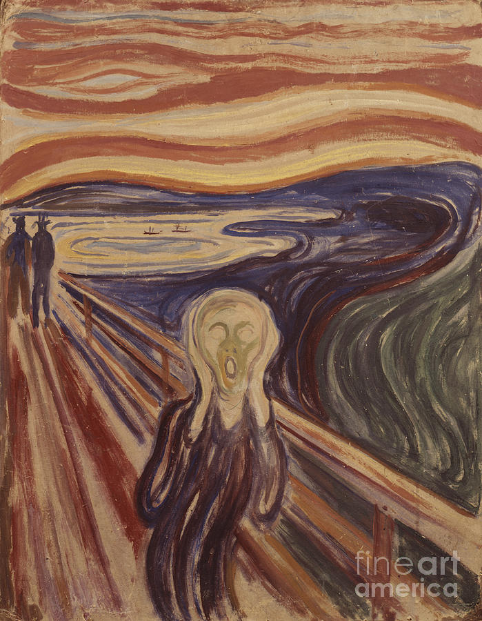 The scream #4 Painting by Edvard Munch