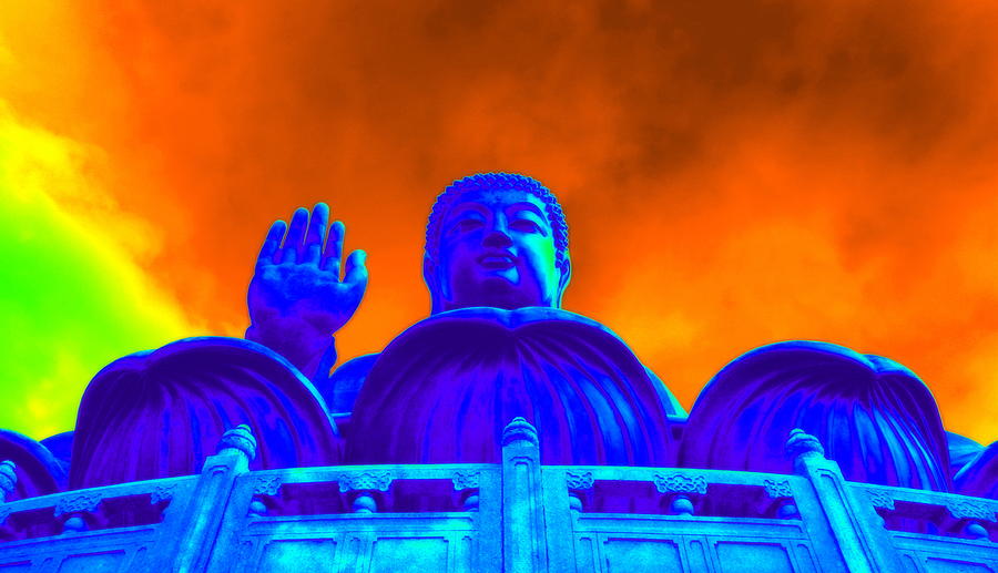 Tian Tan Buddha #4 Photograph by Valentino Visentini