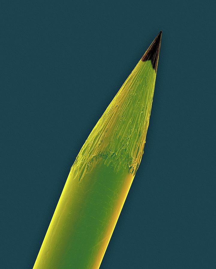 Tip Of A Tattoo Needle #4 Photograph by Dennis Kunkel Microscopy/science Photo Library