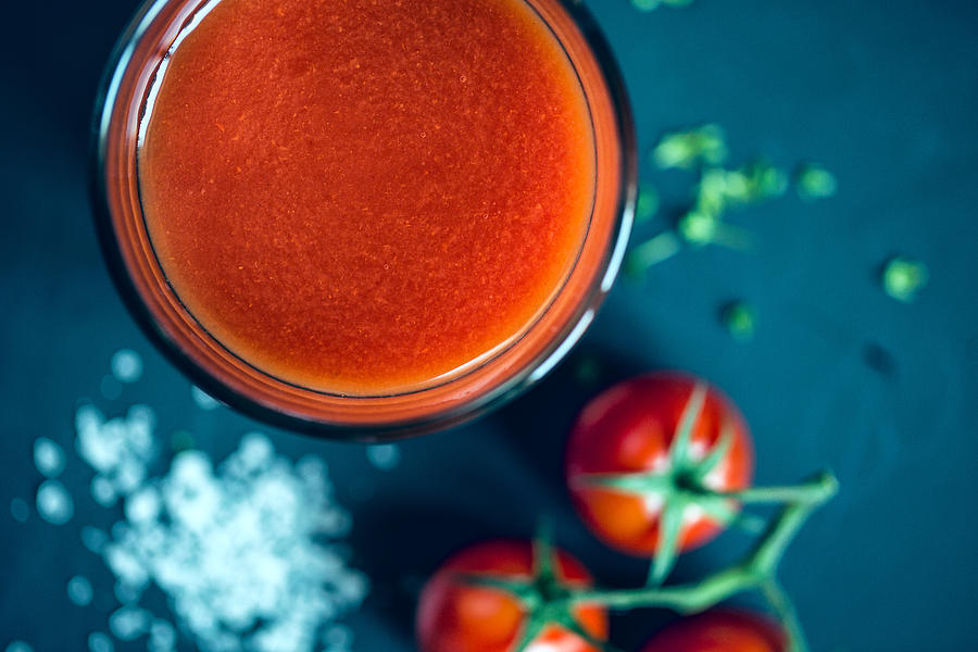 Tomato Photograph - Tomato Juice #4 by Nailia Schwarz
