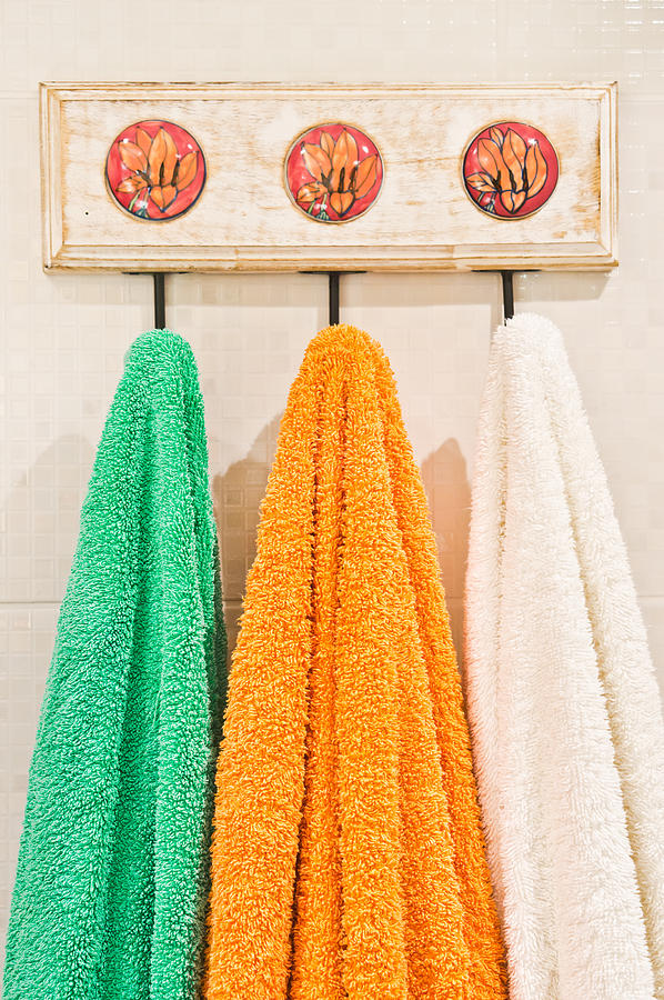 Fabric Photograph - Towels #4 by Tom Gowanlock