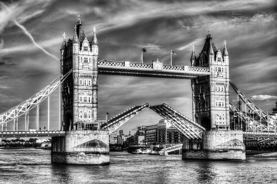 Tower Bridge London opening #4 Photograph by David Pyatt