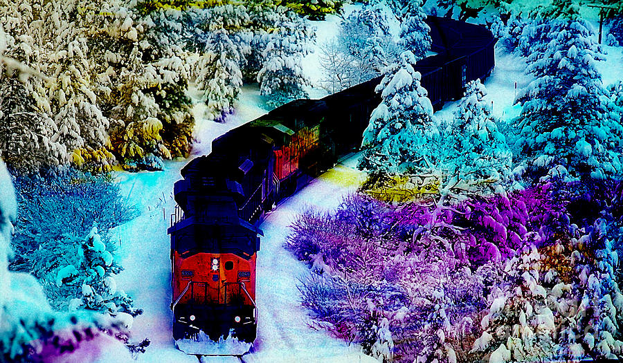 Train  #4 Mixed Media by Marvin Blaine