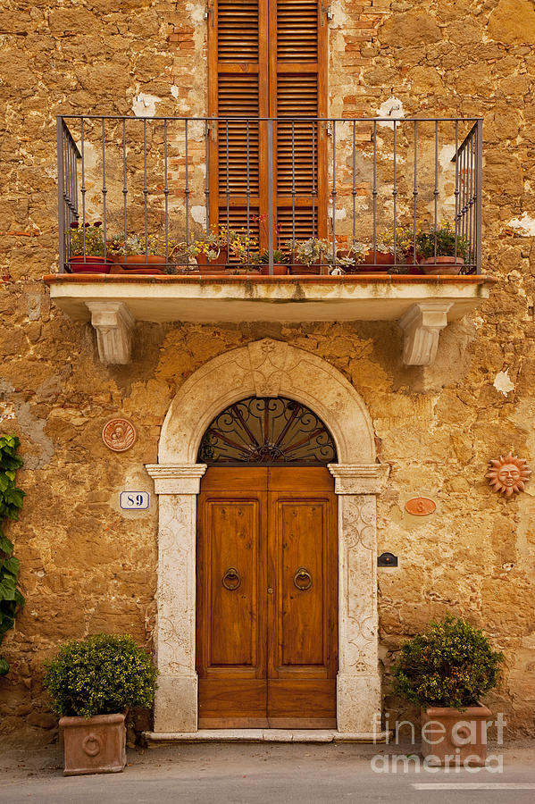 Tuscan Door #4 Photograph by Brian Jannsen