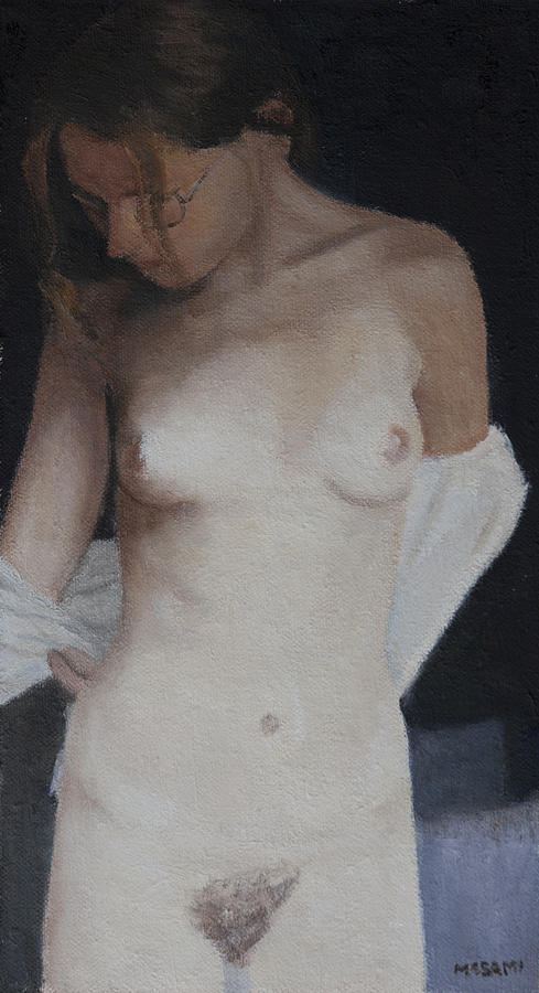 Undressing #4 Painting by Masami Iida