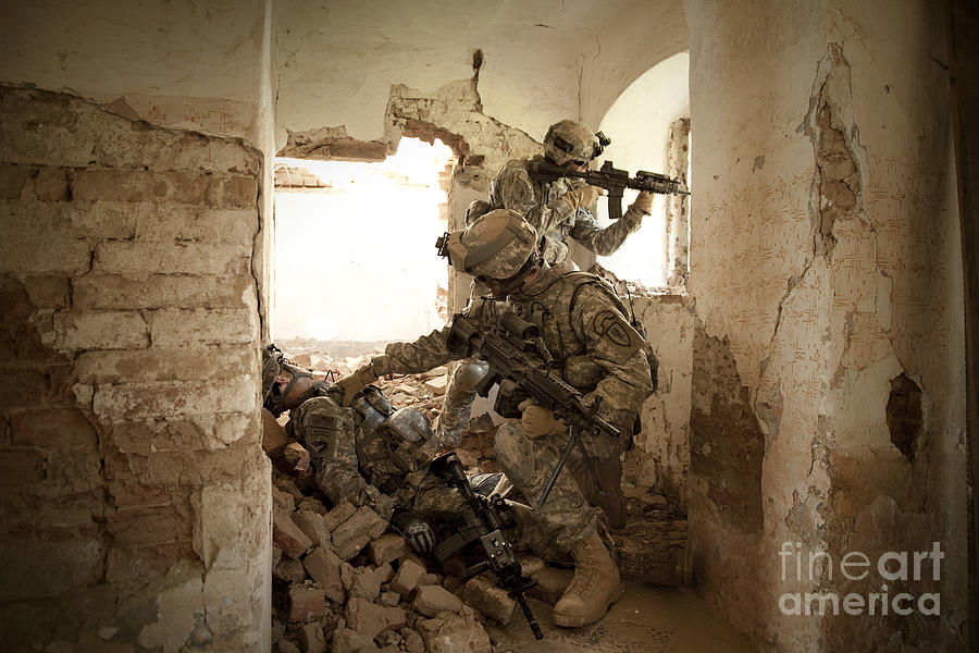 U.s. Army Rangers In Afghanistan Combat #4 Photograph by Tom Weber