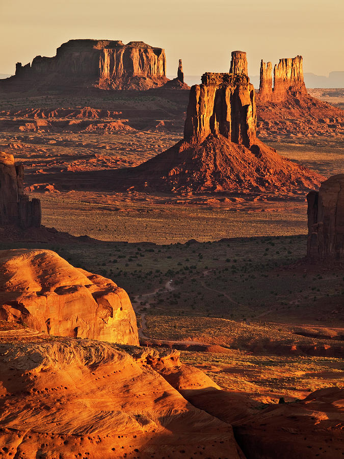 Desert Photograph - USA, Arizona, Monument Valley Navajo #4 by Ann Collins