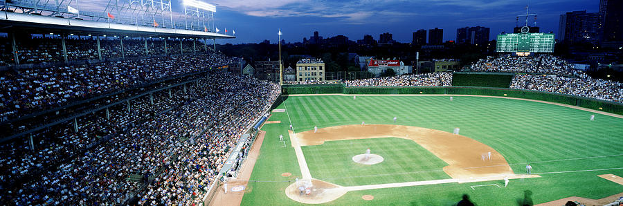 Chicago Cubs Photograph - Usa, Illinois, Chicago, Cubs, Baseball #4 by Panoramic Images