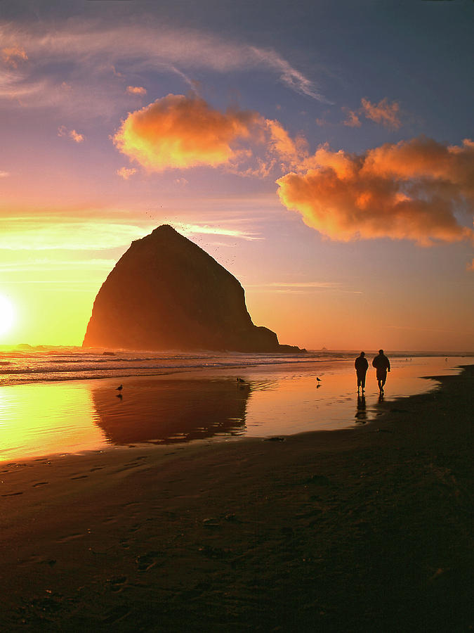 Sunset Photograph - USA, Oregon, Cannon Beach #4 by Jaynes Gallery