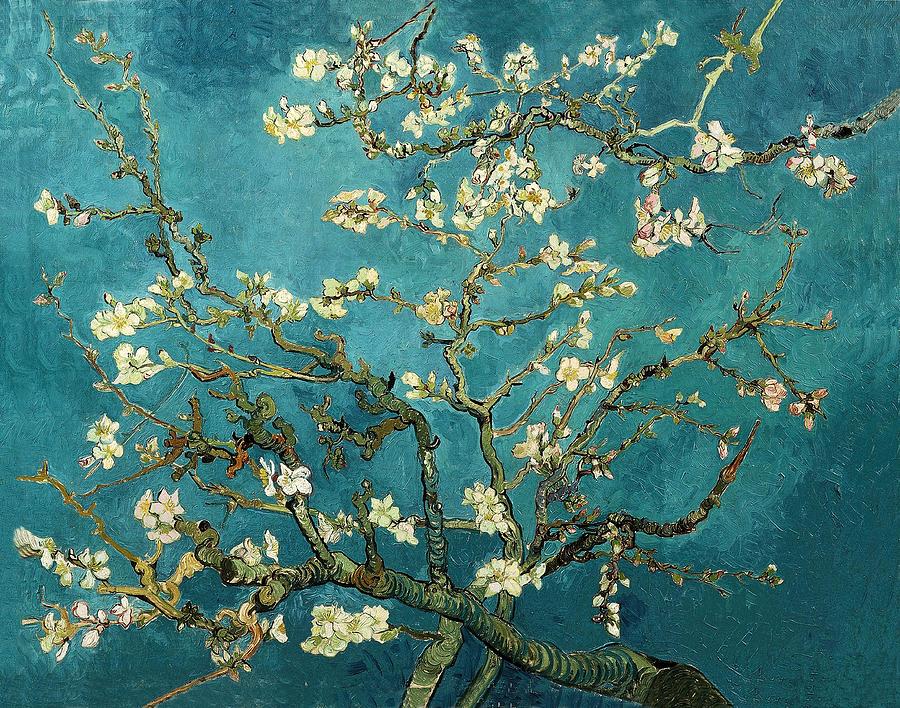 Vincent Van Gogh Painting - Van Gogh Blossoming Almond Tree #2 by Masterpieces Of Art Gallery