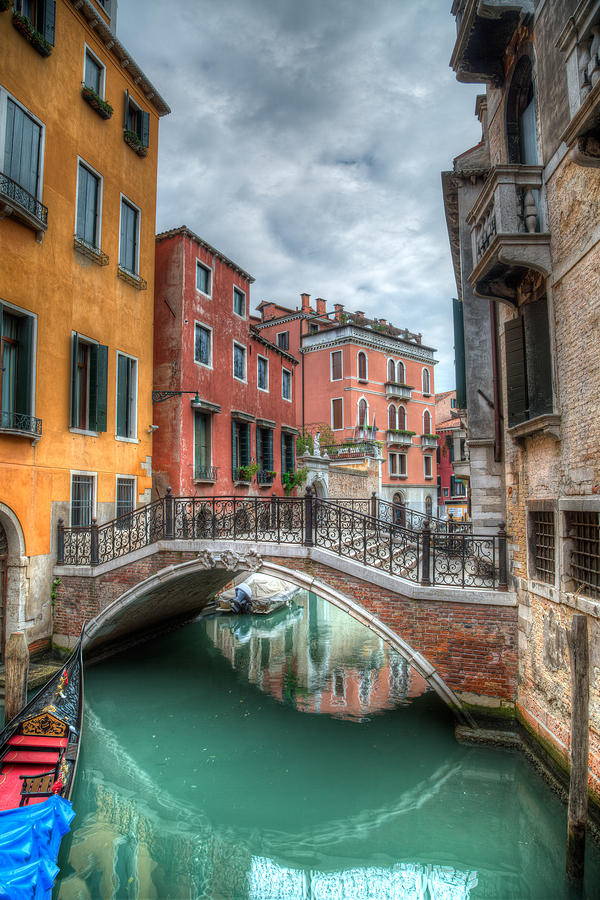 Architecture Photograph - Venice Canal #3 by Timothy Denehy