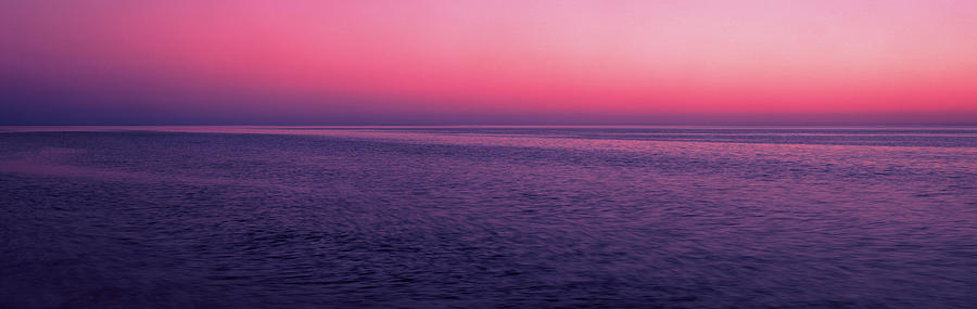 View Of Ocean At Sunset, Cape Cod #4 Photograph by Panoramic Images