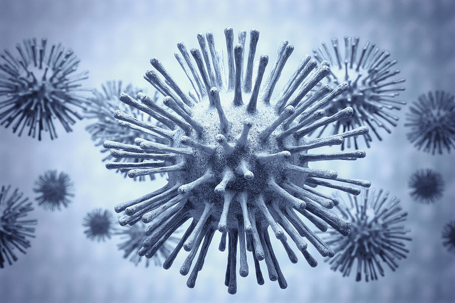 Viruses #4 Photograph by Jesper Klausen / Science Photo Library - Fine ...