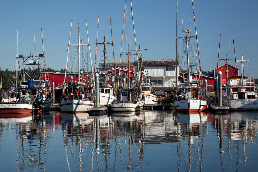 Wa, Ilwaco, Fishing Boats And Cannery #4 Photograph by Jamie and Judy