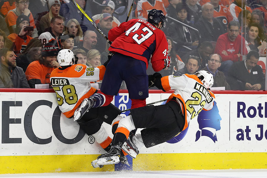 Washington Capitals v Philadelphia Flyers #4 Photograph by Patrick Smith