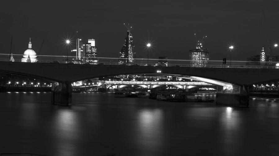 Waterloo  Bridge St Pauls London #4 Photograph by David French