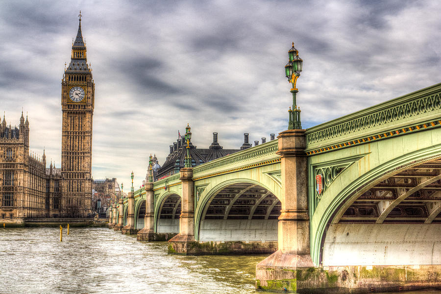 Westminster Bridge London #4 Photograph by David Pyatt