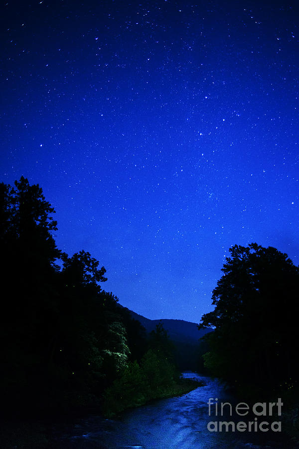 Spring Photograph - Williams River Summer Solstice Night #4 by Thomas R Fletcher