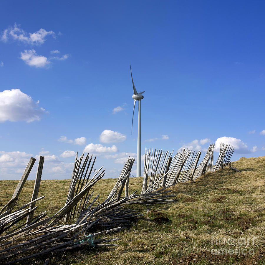 Nature Photograph - Wind turbine #4 by Bernard Jaubert