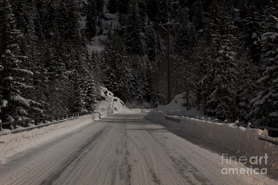 Winter road #4 Photograph by Mats Silvan