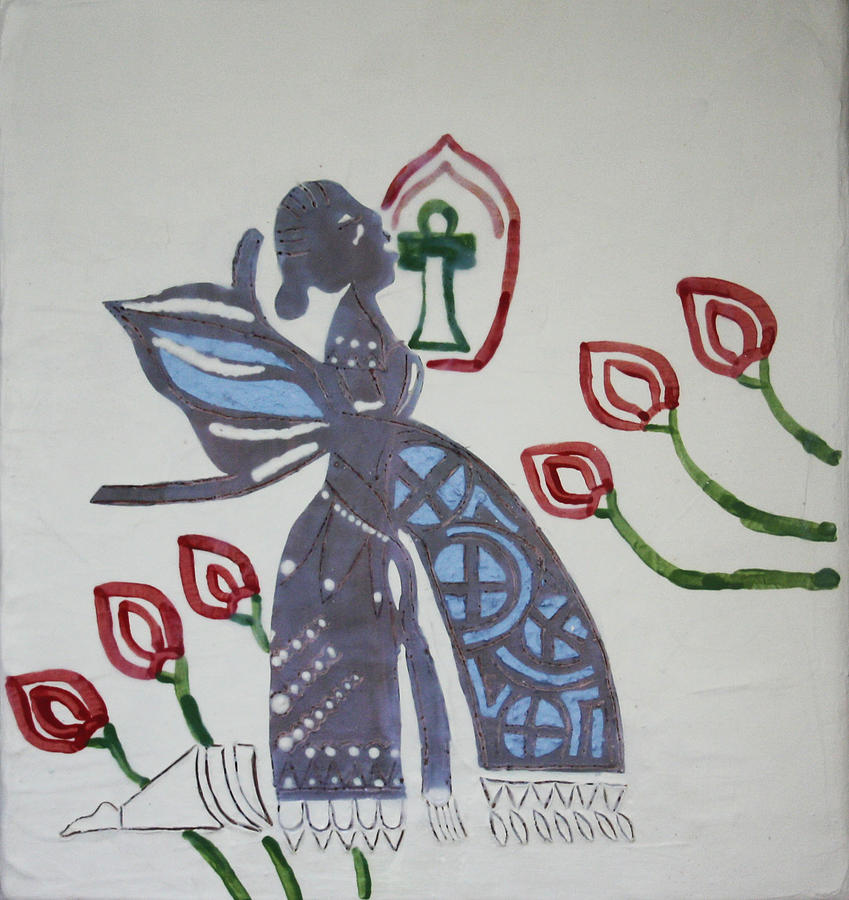 Wise Virgin  #4 Painting by Gloria Ssali