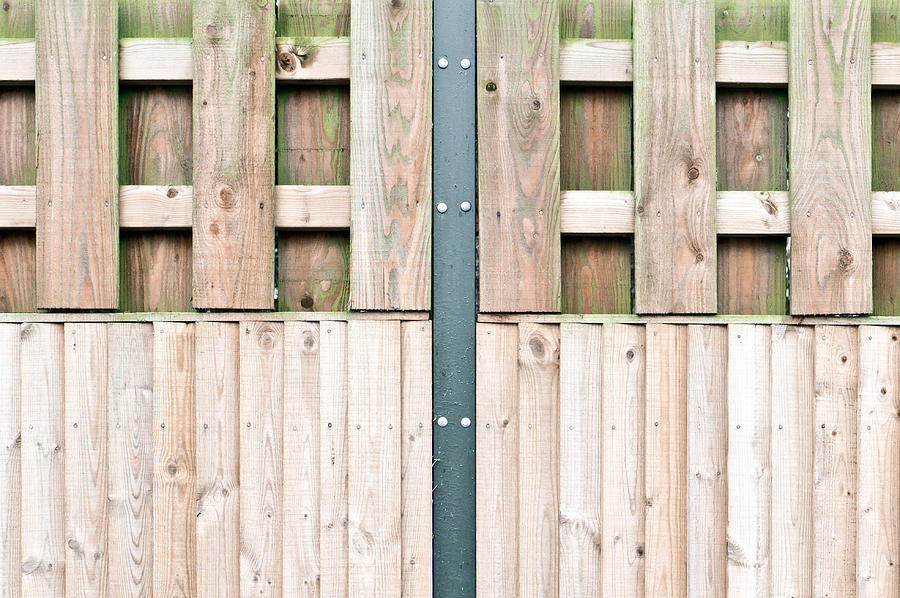 Abstract Photograph - Wooden fence #4 by Tom Gowanlock