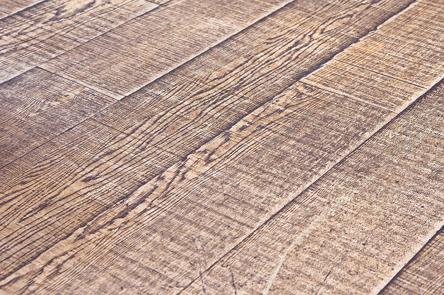 Abstract Photograph - Wooden floor #4 by Tom Gowanlock