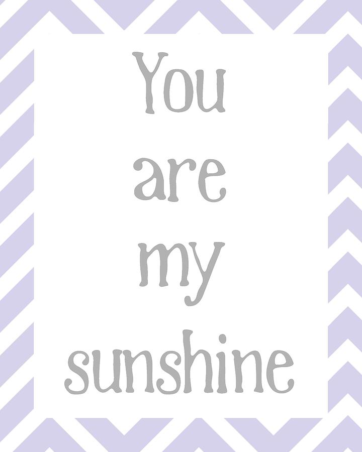 Baby Digital Art - You Are My Sunshine #4 by Jaime Friedman