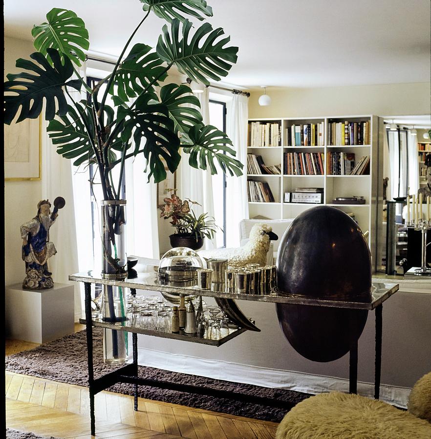 Yves Saint Laurents Living Room #4 Photograph by Horst P. Horst