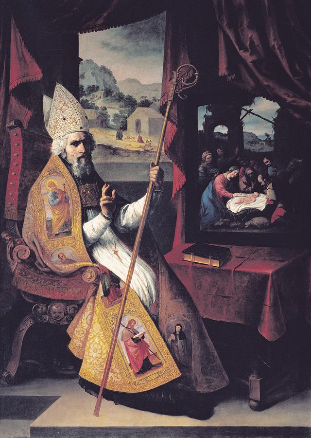 Clothing Photograph - Zurbaran, Francisco De 1598-1664. Saint #4 by Everett