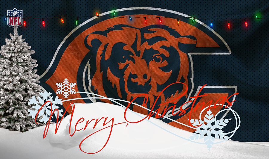 chicago bears christmas decor