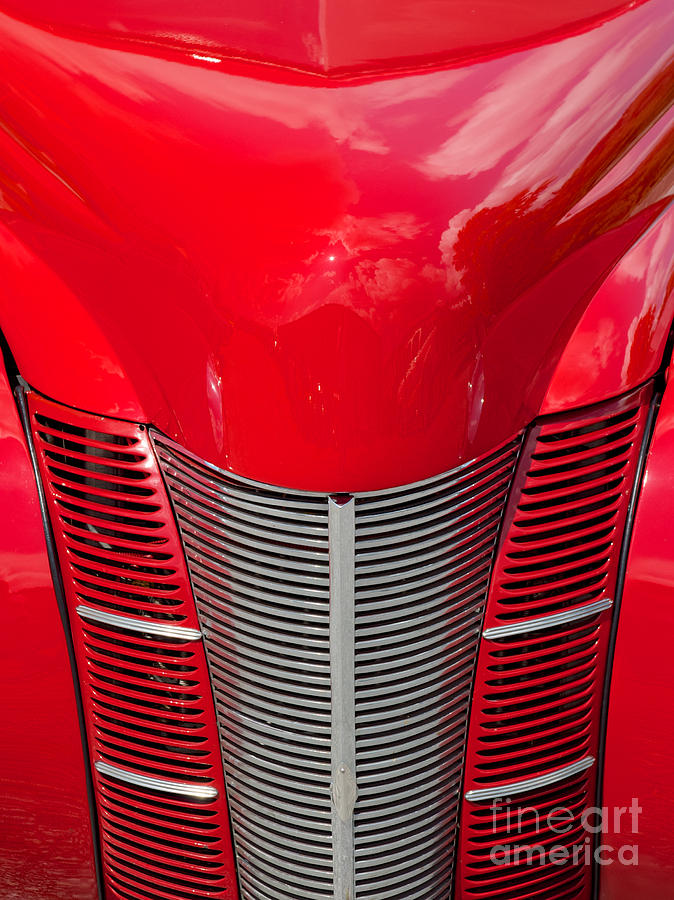 40 Ford Coupe Grill Photograph by Mark Dodd