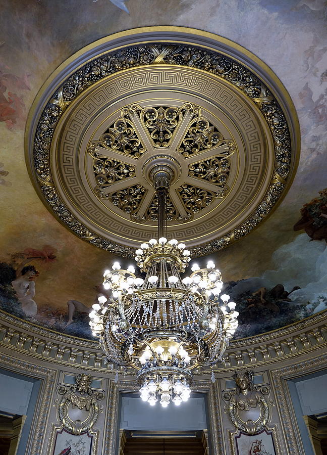The Beauty Within The Palais Garnier in Paris France #40 Photograph by Rick Rosenshein