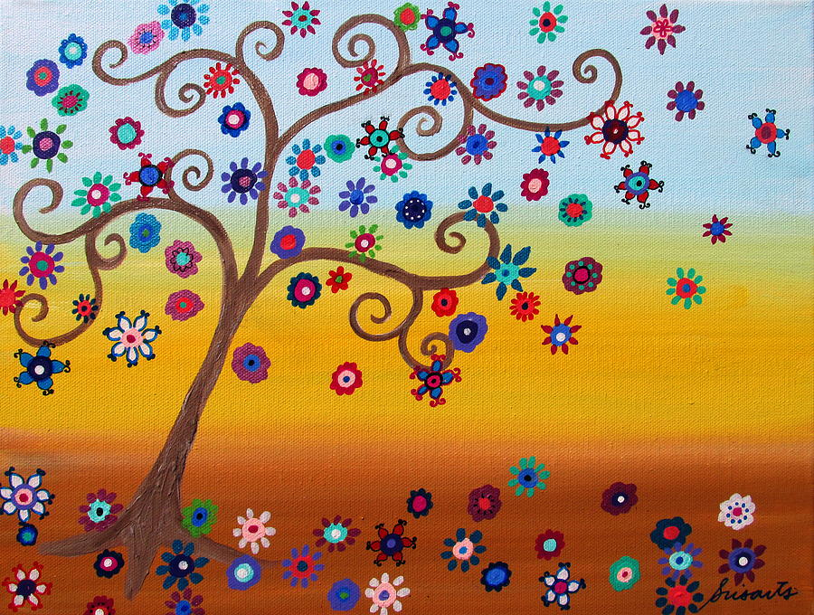 Tree Of Life #40 Painting by Pristine Cartera Turkus