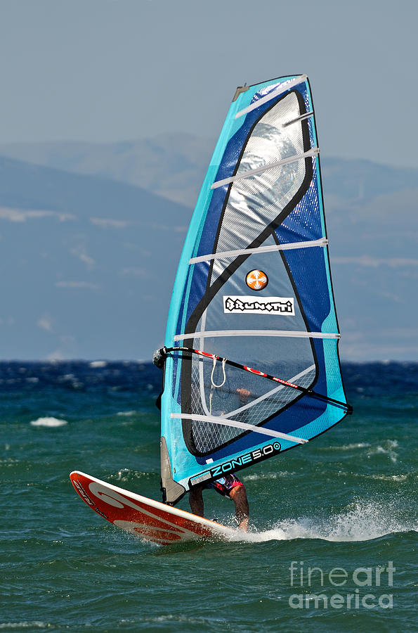Sports Photograph - Windsurfing #23 by George Atsametakis