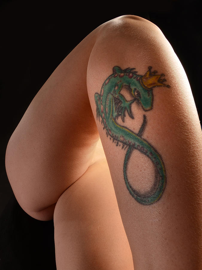 4048 King Lizard Tattoo Photograph by Chris Maher