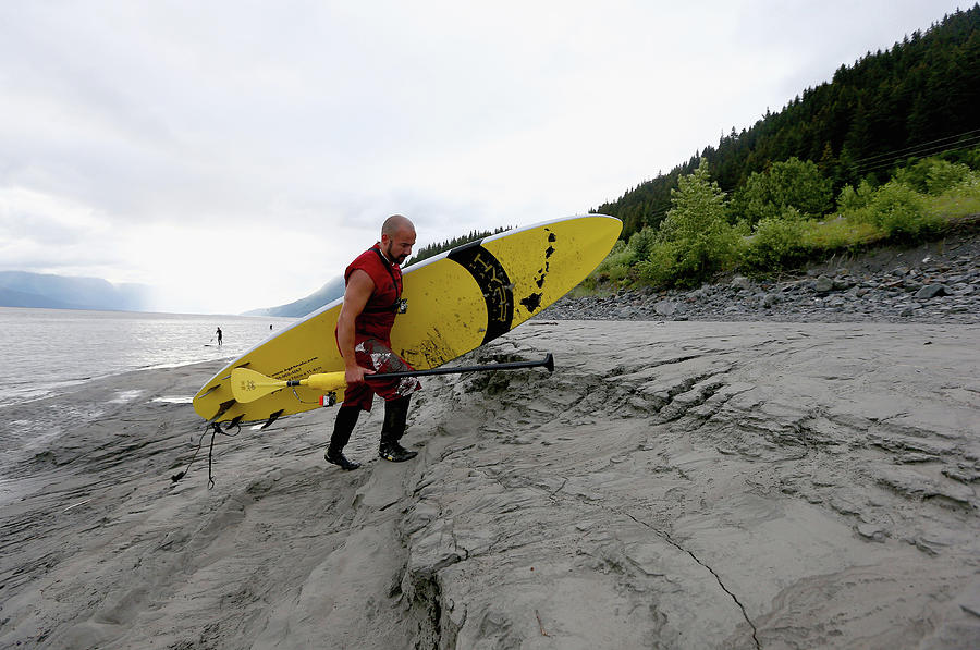 Feature - Bore Tide Surfing In Alaska #41 Photograph by Streeter Lecka