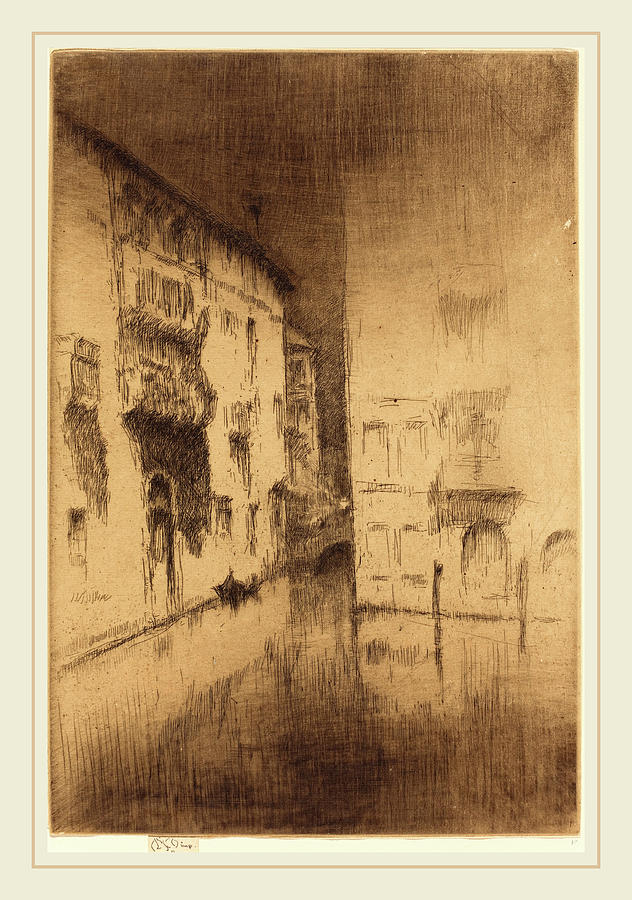 James Mcneill Whistler Drawing - James Mcneill Whistler American, 1834-1903 #41 by Litz Collection