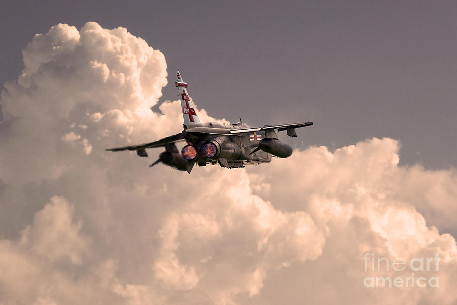 41 Squadron Jaguar  Digital Art by Airpower Art