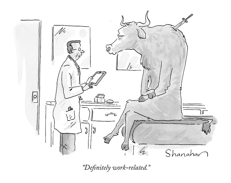 Definitely Work-related Drawing by Danny Shanahan Definitely Work-related Drawing by Danny Shanahan